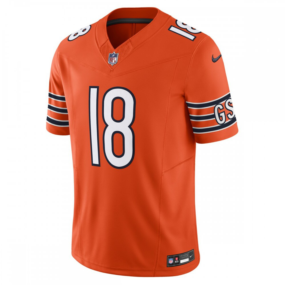 Caleb Williams Chicago Bears Nike Vapor F.U.S.E. Limited Jersey - Orange-Profan Arena